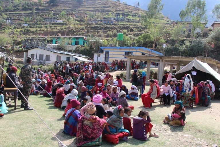 चण्डी दल गणले गर्‍यो आठविसकोटको गाेतामकोटमा नि:शुल्क स्वास्थ्य शिविर