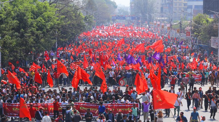 यस्तो देखियो समाजवादी मोर्चाले आयोजना गरेको गणतन्त्र पक्षधरहरुको प्रदर्शन तथा जनसभा (तस्विरहरु)