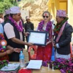 सरस्वती माध्यमिक विद्यालय डाँडाअर्माको विद्यालय भवनको उद्घाटन तथा हस्तान्तरण