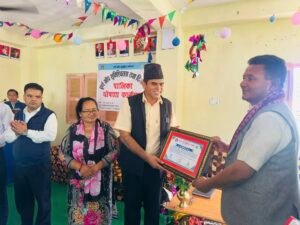 सानीभेरी गाउँपालिकालाई पूर्ण खोप सुनिश्चितता तथा दिगोपना घोषणा