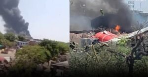 २४२ यात्रु सवार एयर इन्डियाको विमान भारतको अहमदाबादमा दुर्घटना