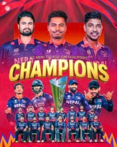 नेपालले जित्यो विश्वकप छनोटको उपाधि