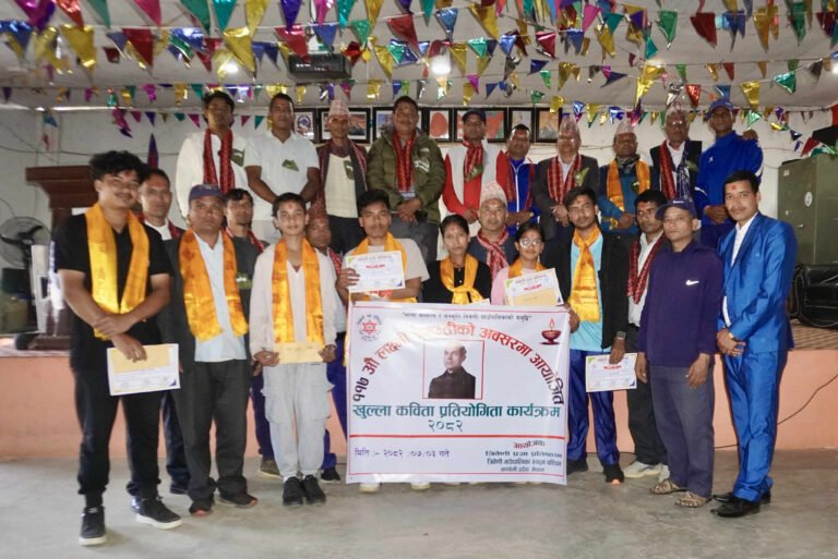 रुकुम पश्चिममा लक्ष्मी जयन्तीको अवसरमा खुल्ला कविता प्रतियोगिता सम्पन्न
